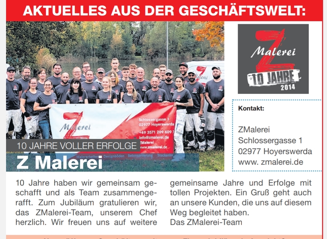 10 Jahre ZMalerei